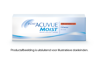 1-DAY ACUVUE® MOIST for ASTIGMATISM product packshot